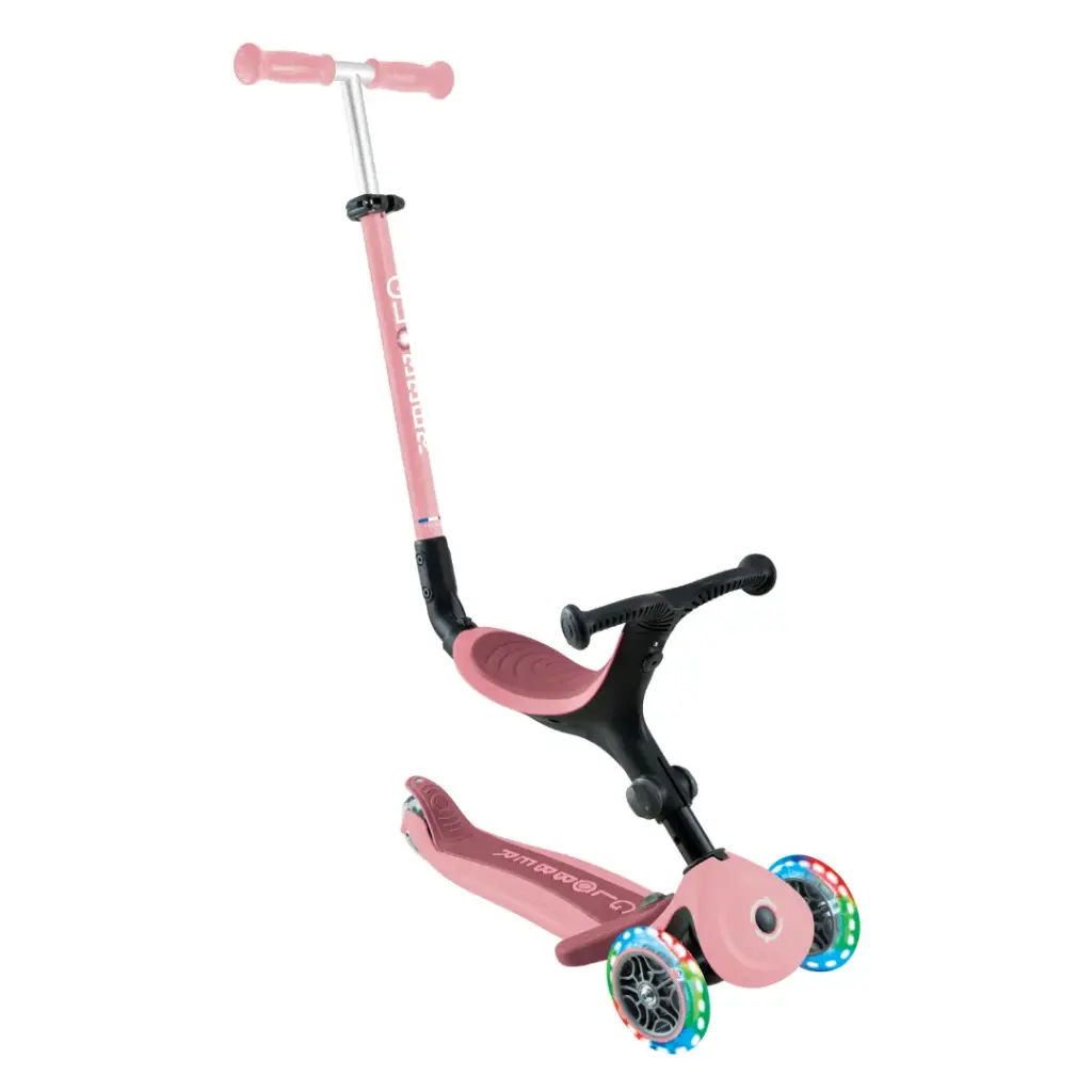 GLOBBER GO-UP ACTIVE LIGHTS - 可摺疊炫光滑板車