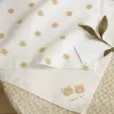 35cm x35cm 純棉細紗巾-10塊裝(3包) (熊熊/藍小蛇/小雞各1)