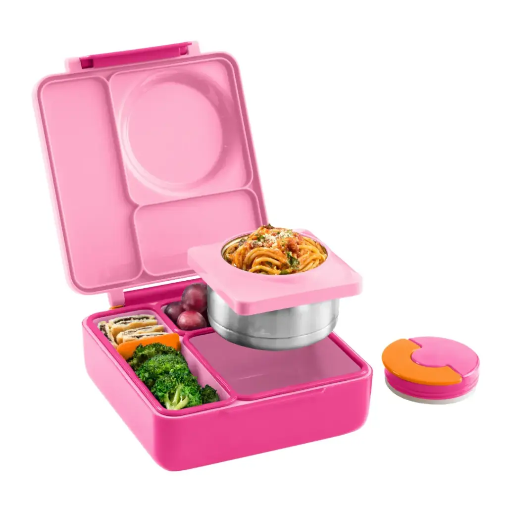 美國 OMIEBOX 保冷保熱三層防漏餐盒 