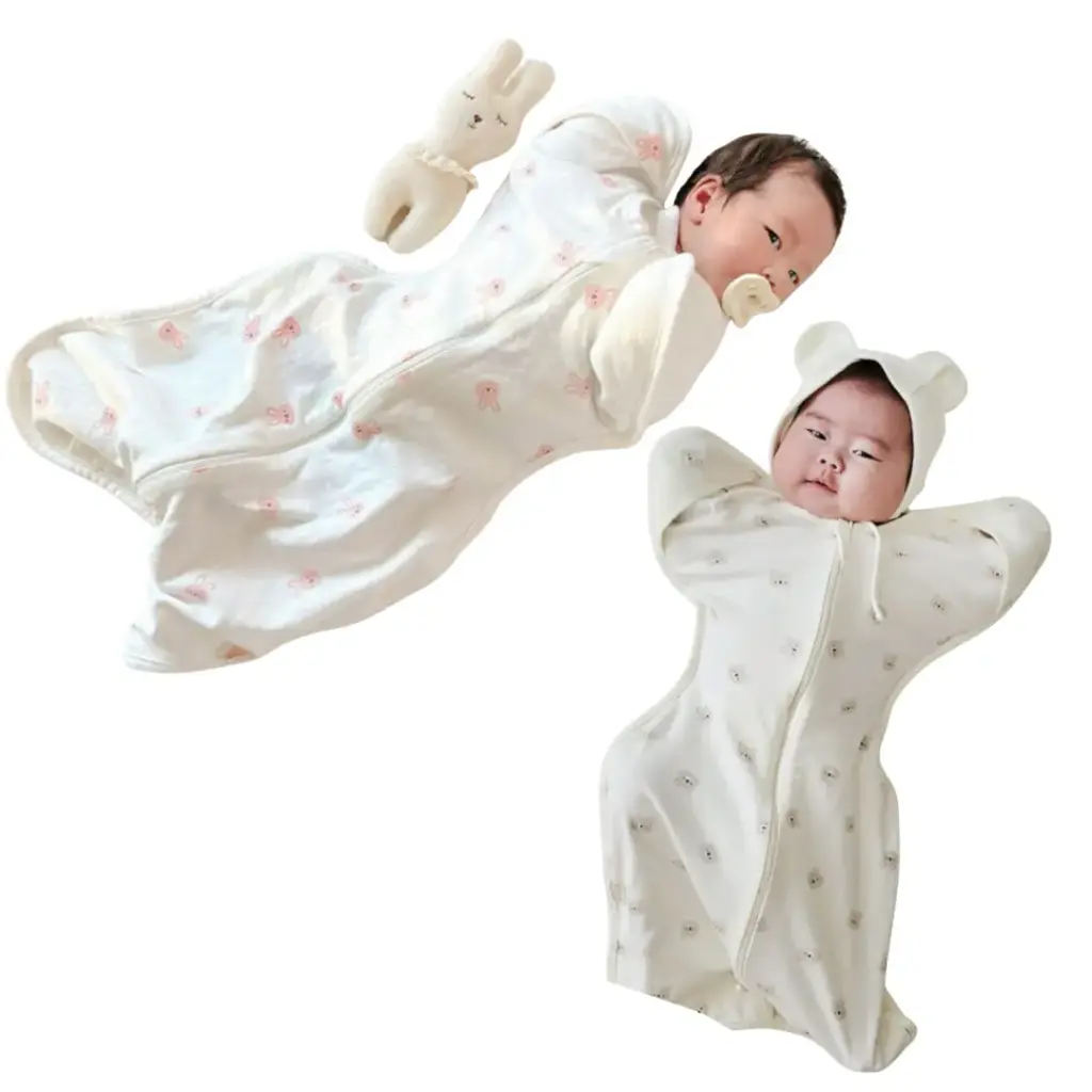 四季嬰兒包巾睡袋 (熊熊)