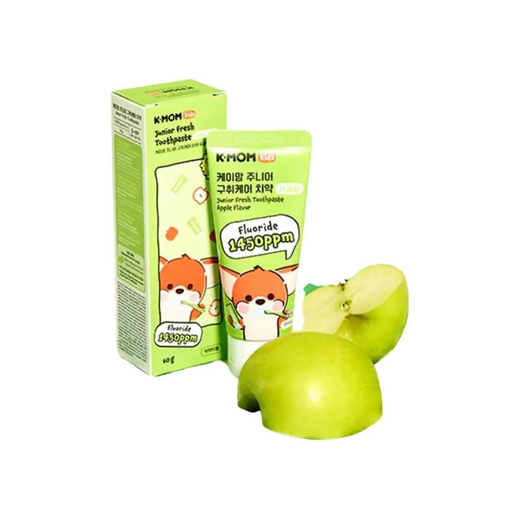 [8809927885361] K-MOM - 兒童蜂膠含氟牙膏(青蘋果味)60g (1450PPM)