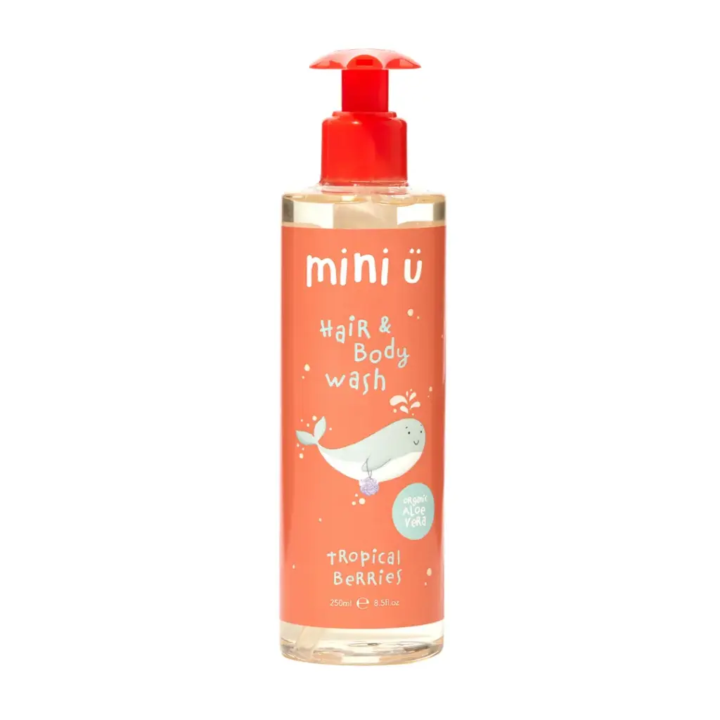 [745240061427] Mini U - 熱帶水果洗髮沐浴露(250ml)