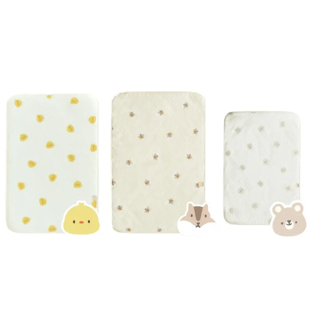 40x60cm 純棉透氣防水墊(細) (熊熊)