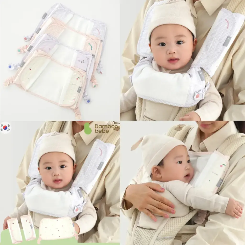 竹纖維咬咬巾3件裝 (薰衣草紫)