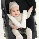 竹纖維咬咬巾2件裝 (嬰兒車/汽車座椅專用)