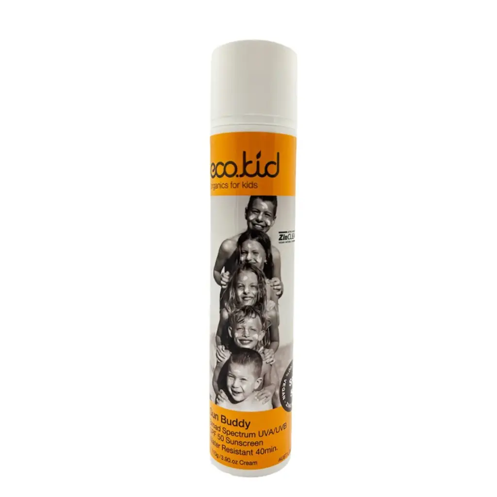 eco.kid organics Sun Buddy SPF 50 防水配方純素及有機認證防曬乳液（110g）