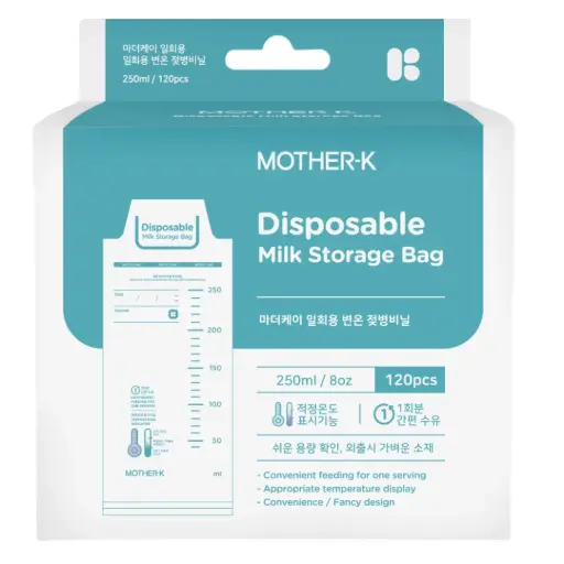 [8809323137866] Mother-K溫感免洗奶瓶袋 250ml (120pc)