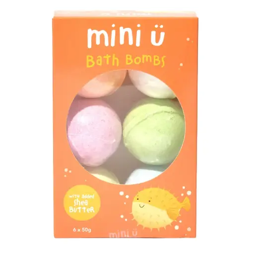 [745240061496] Mini U - 水果味沐浴球（6 包）（6x50g）
