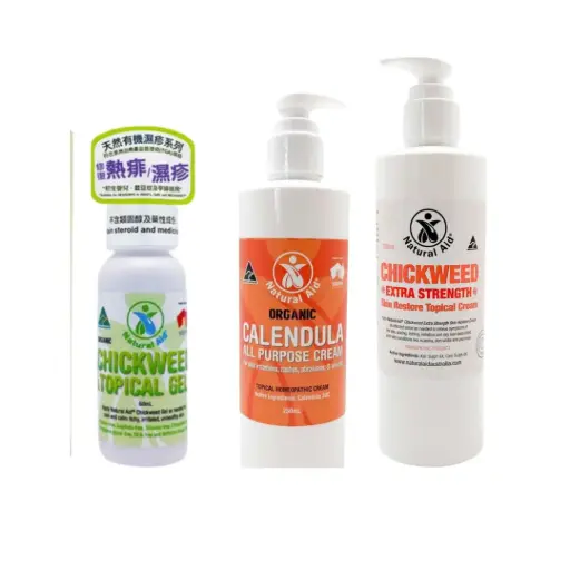 [NA010506] NATURAL AID 天然療妥有機蘩縷修復濕疹救星套裝 